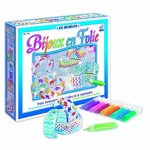 Набор для творчества - Разноцветные браслеты с витражной краской (SentoSpherE, 812k)